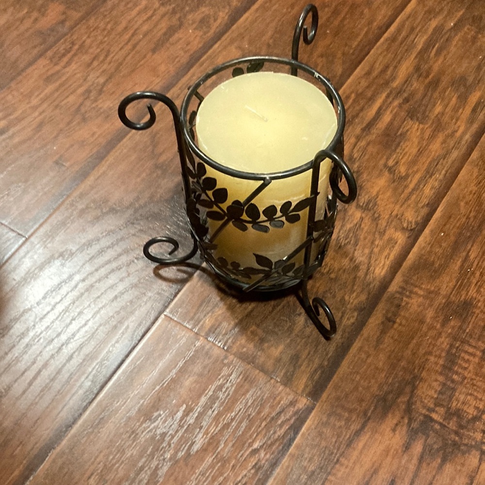 Candle and candle holder